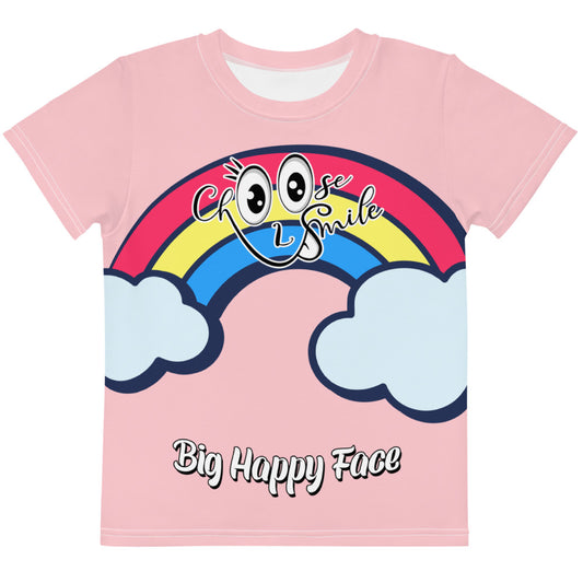 Smile in the Rainbow  kids tshirt