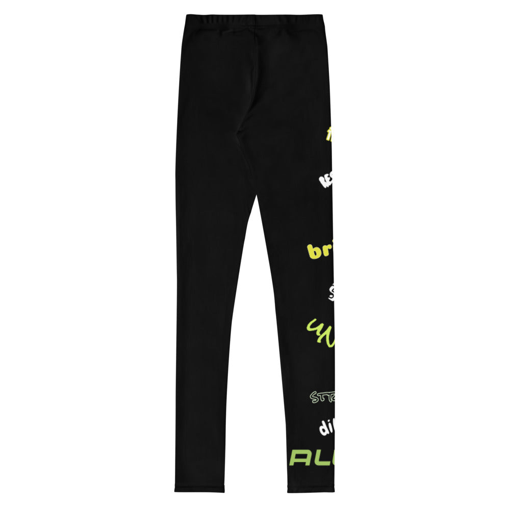 Youth Di-lig-ANT affirmations leggings