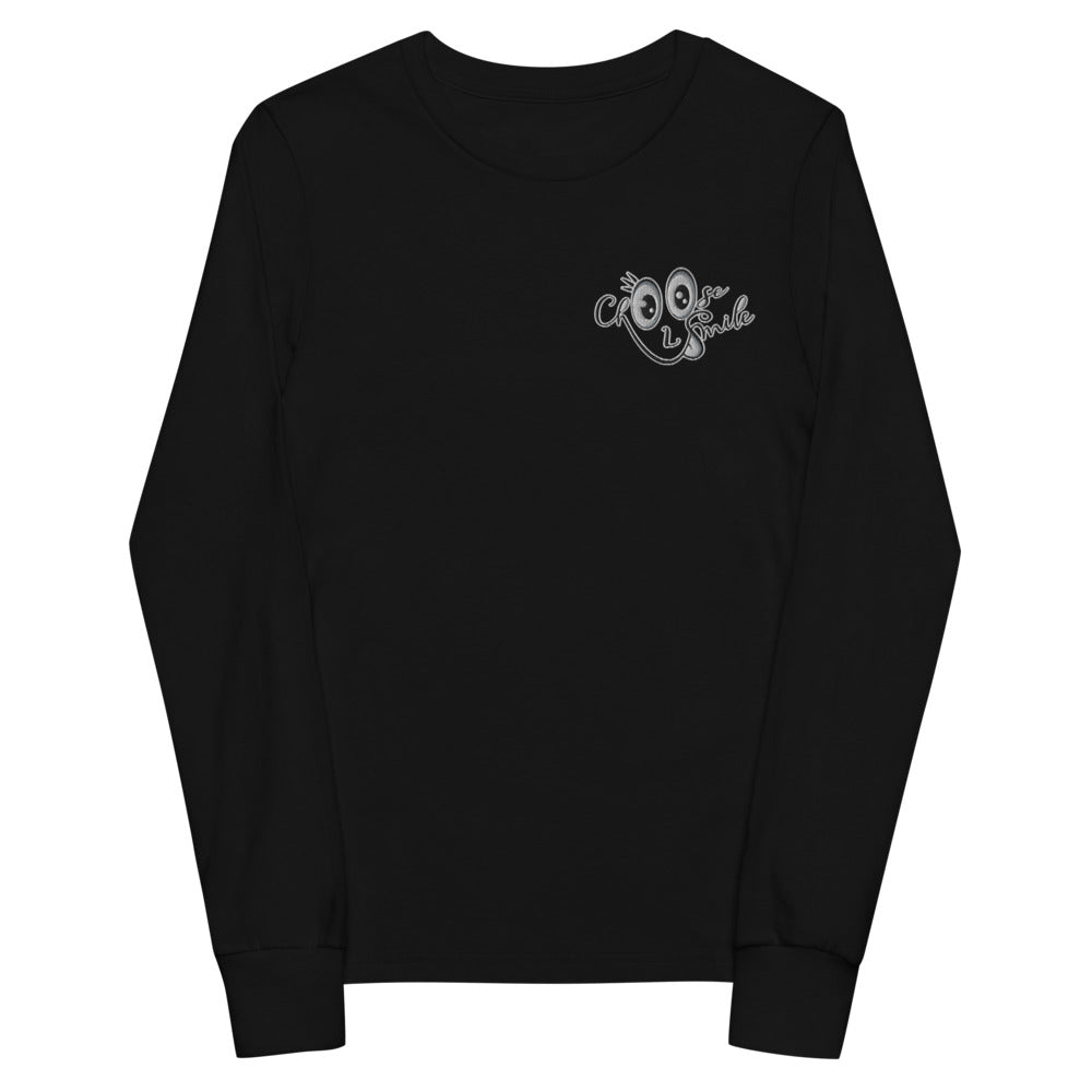 Embroidery Youth long sleeve tee